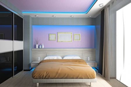 гипсогартон или натяжной потолок, что лучше сделать в спальне